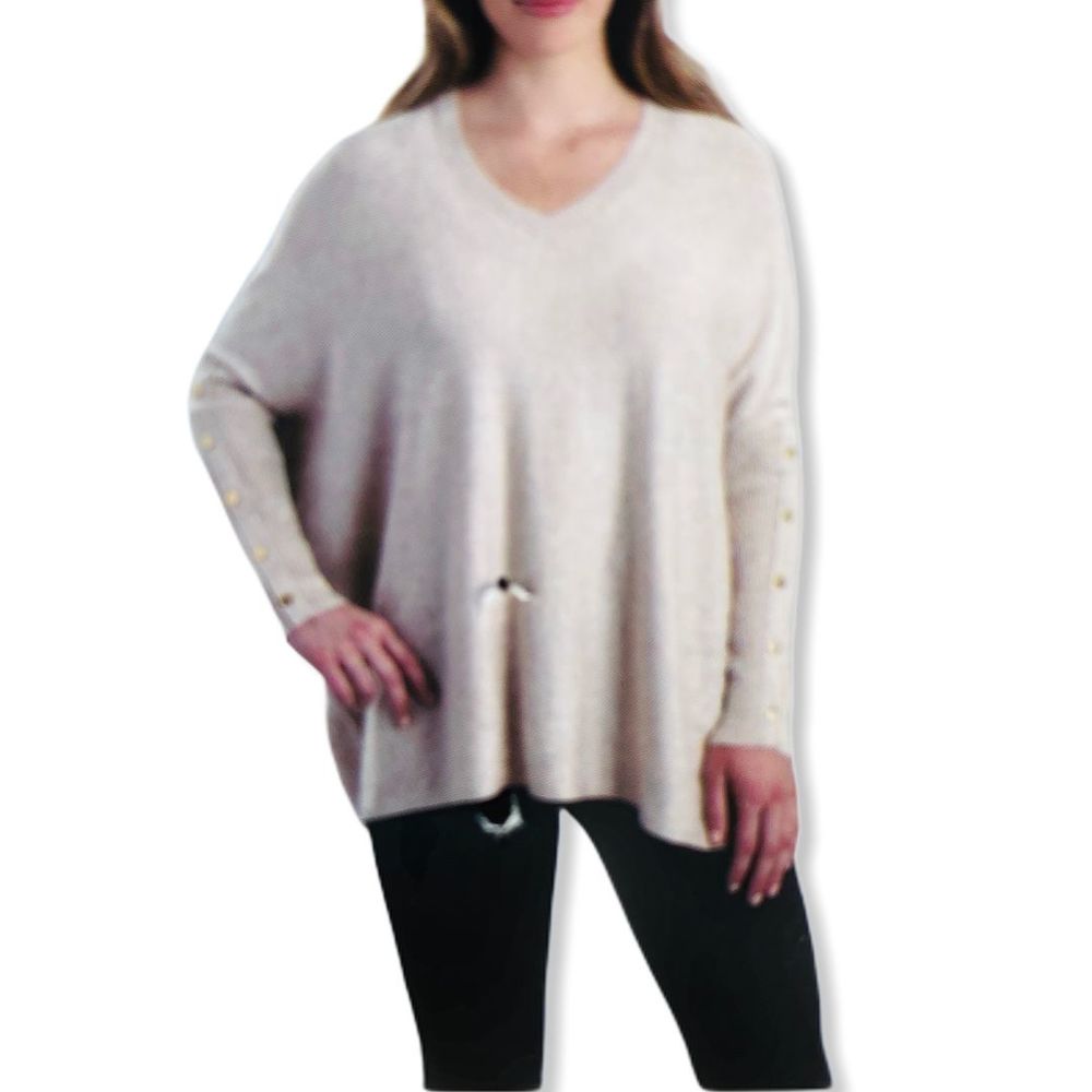 RXB Cream Women's Sweater - Crew Neck